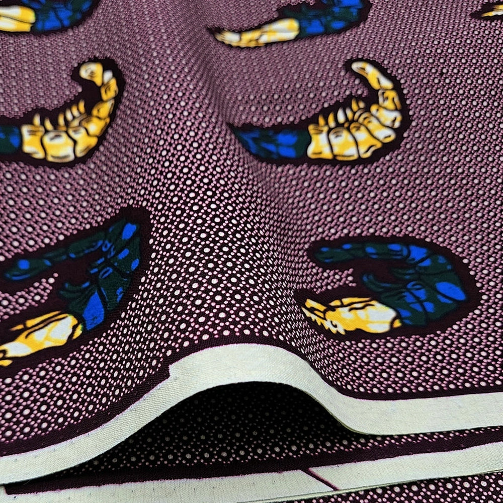 Tissu africain imprimé en coton ciré Ankara pour artisanat DIY, quilting et vêtements