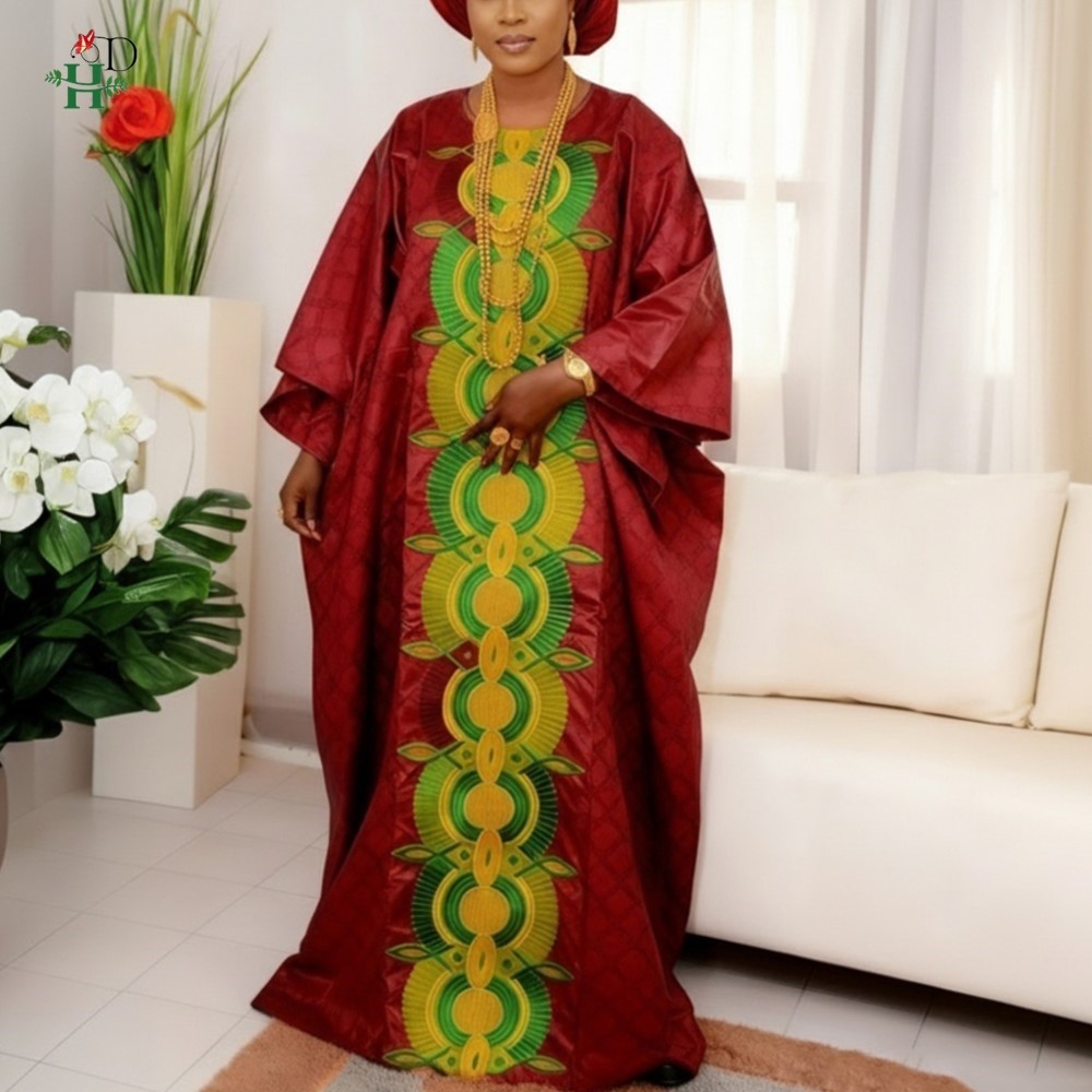 H&D 2026 Nouvelles robes africaines pour femme, robes turques, abayas de luxe élégantes de Dubaï, tenue traditionnelle nigériane brodée