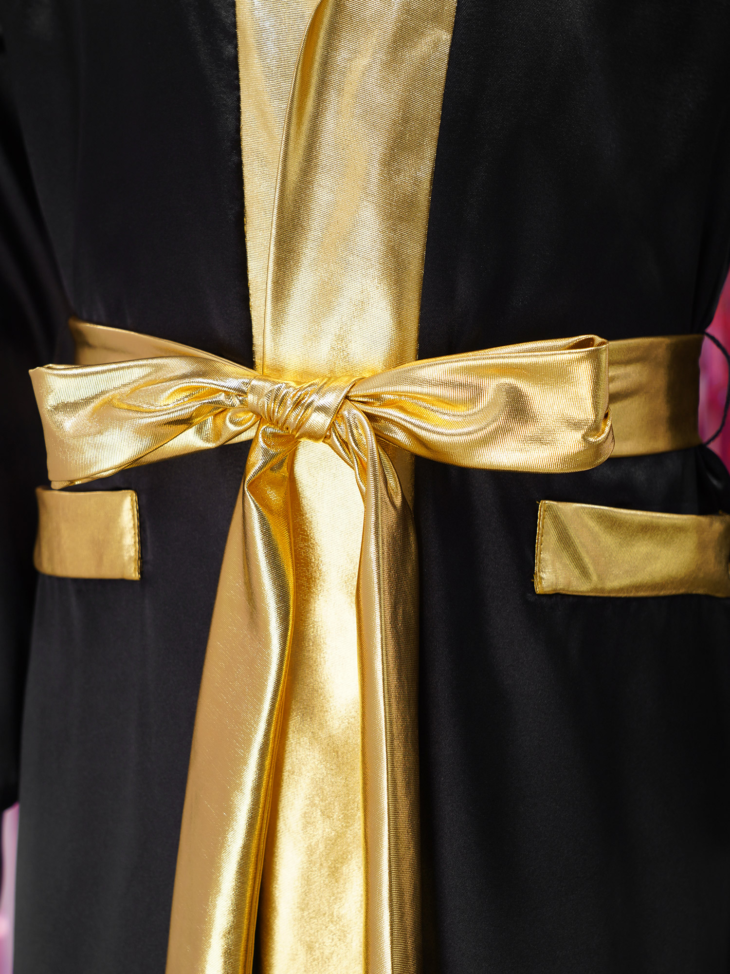 Robe de boxe en Satin pour filles et garçons, cape à capuche, manches longues, ouverte sur le devant, Robe de Kickboxing, uniforme de jogging thaïlandais de combat, fête d'halloween