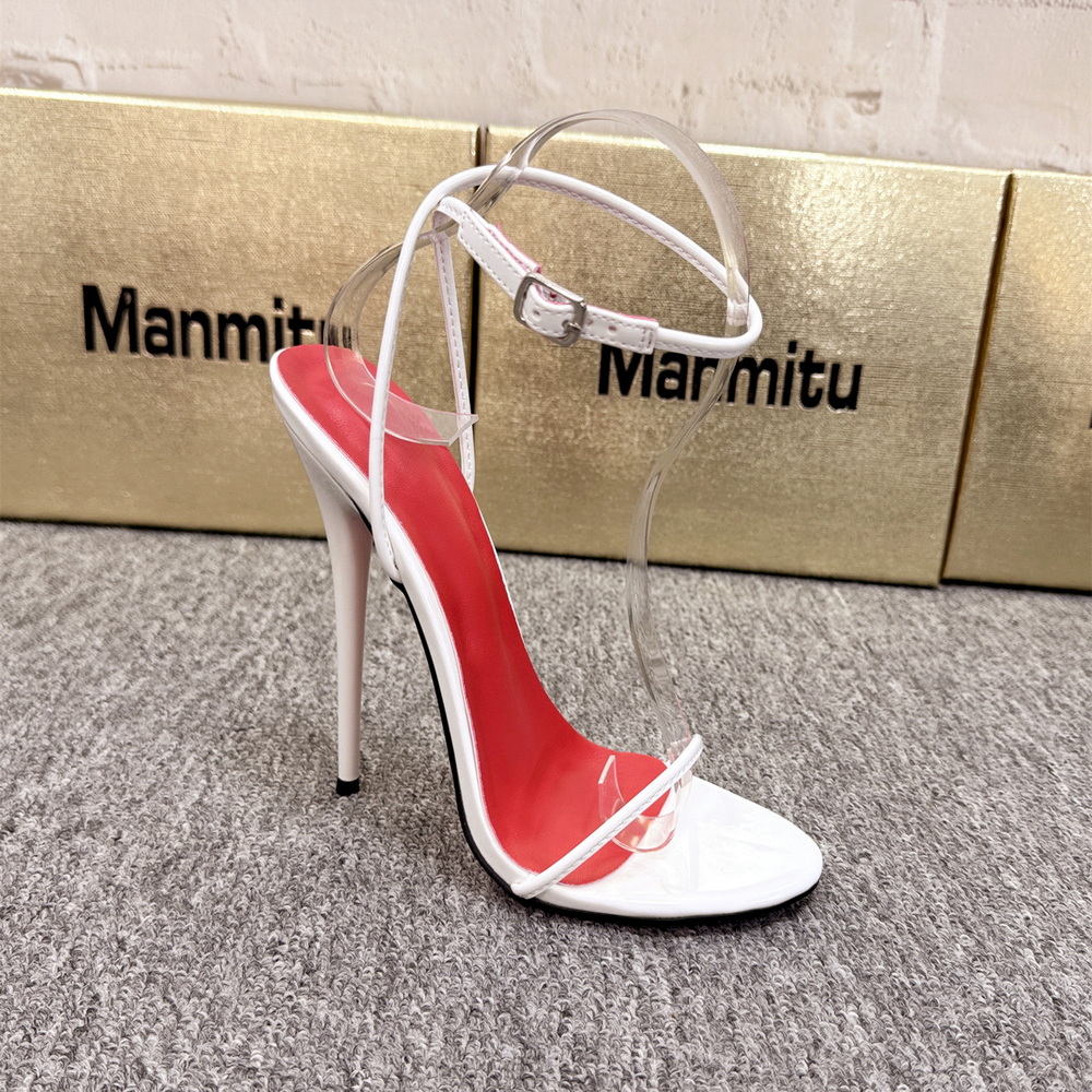 Sandales à talons hauts de 12/14 cm, chaussures sexy à lanières rondes pour club de nuit/fête d'été, bout ouvert, or, blanc, argent, noir, couleurs personnalisées