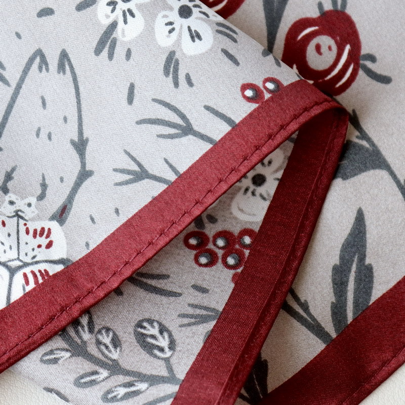 Foulard 100% Soie Véritable Imprimé, Bandana, Hijab, Foulard d'Hôtesse de l'Air, Protection Solaire, Respirant, Châle, Accessoire de Poignet