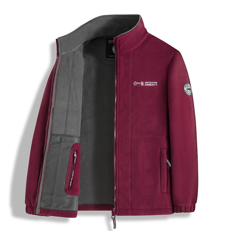 Nouvelle veste d'extérieur décontractée pour homme, en polaire épaisse, chaude, coupe-vent, anti-tempête, manteau tendance pour homme