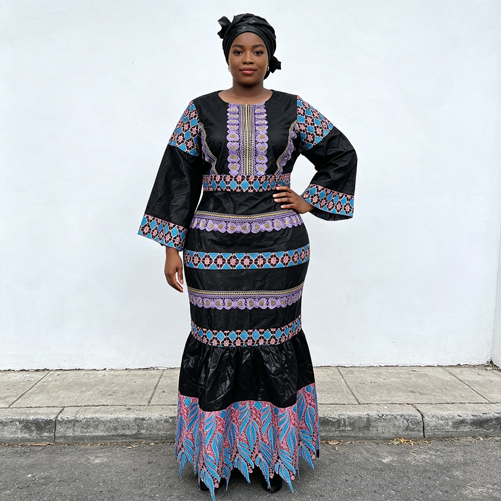 Robes africaines pour femmes, vêtements traditionnels africains, Dashiki, Ankara, Bazin, Abayas, Robe musulmane, Kaftan, Robe longue maxi 2026
