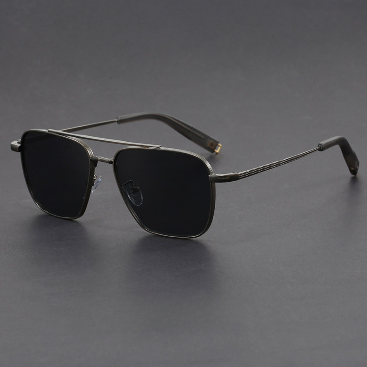 Lunettes de soleil rétro pour hommes, de marque, de haute qualité, avec monture en métal, lunettes de conduite protectrices, UV400