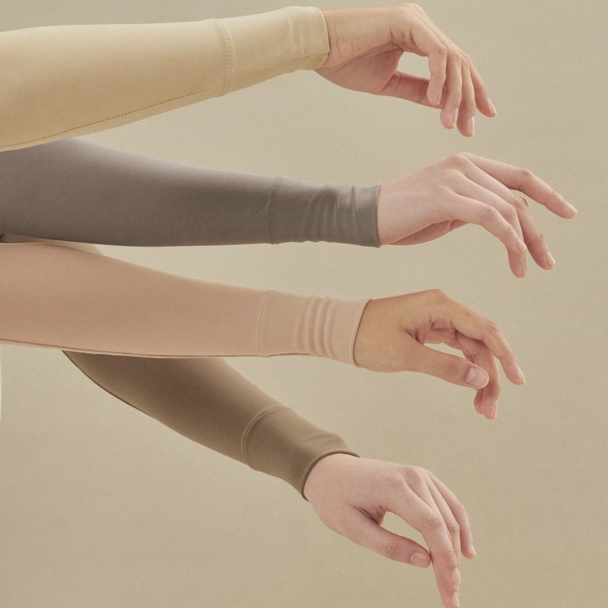 Manchons d'été pour femmes en tissu modal, manches longues unies pour le Ramadan, protection solaire et activités de plein air
