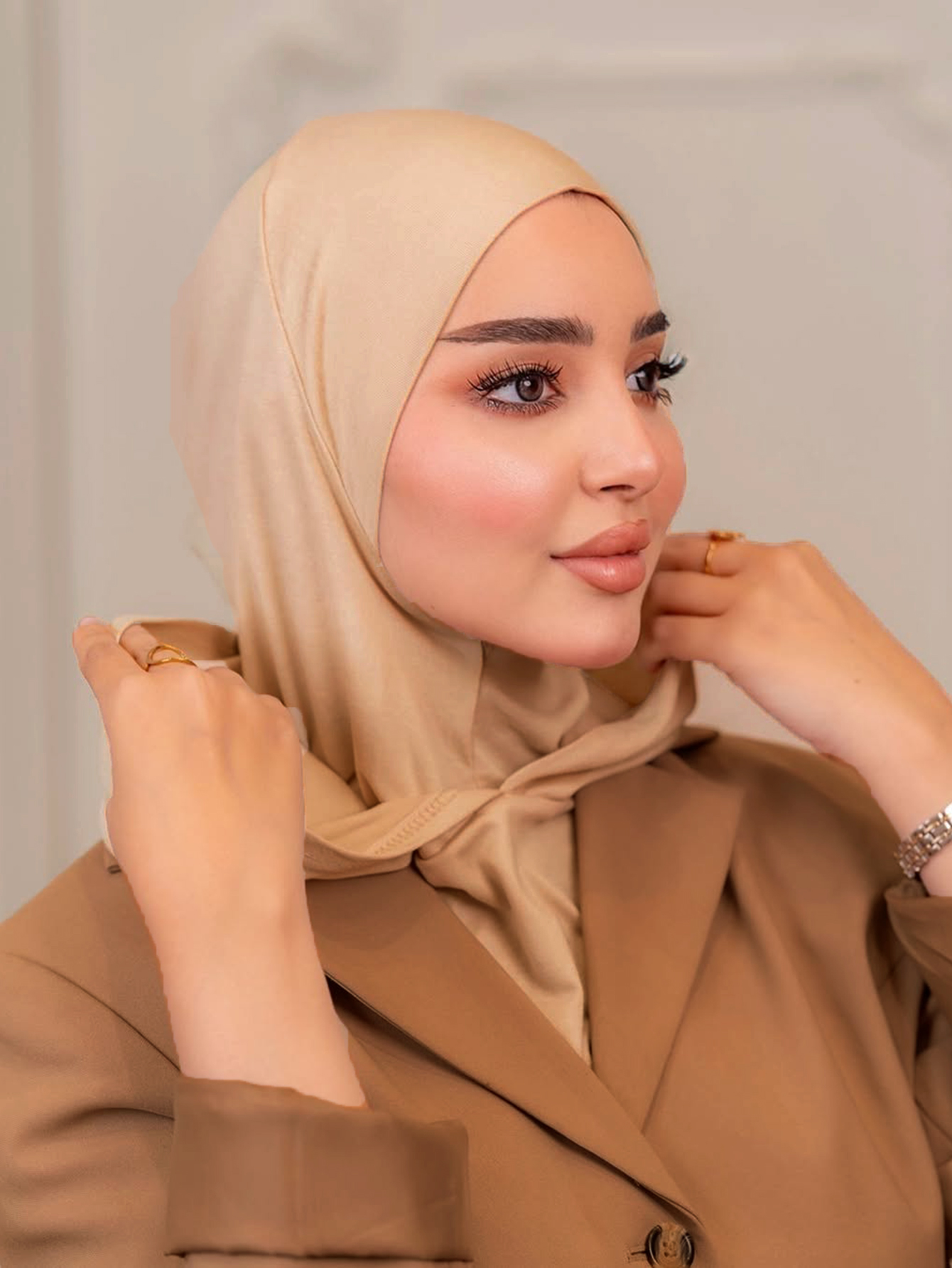 Nouveau Hijab prêt-à-porter, sous-bonnet musulman en jersey, foulard instantané, écharpe légère couvrant le cou, turban léger