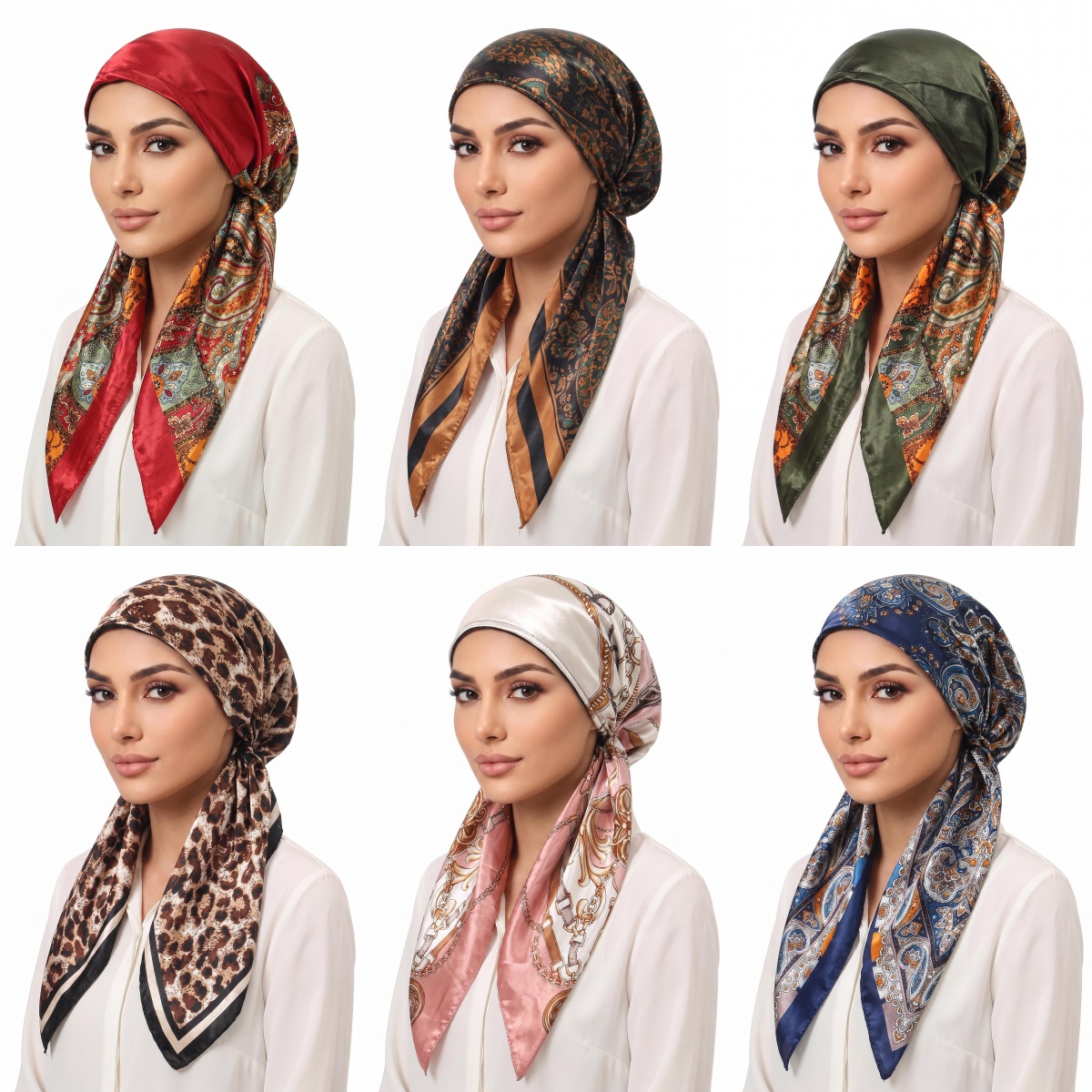 Nouveau foulard en satin Paisley pour femme, turban musulman tendance, bonnet de chimiothérapie, couvre-chef pour perte de cheveux, bandana