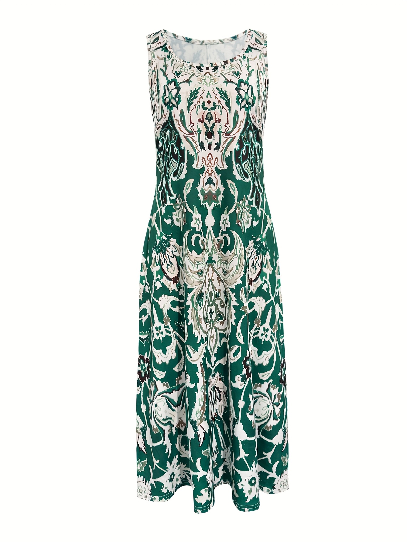 Nouvelles robes décontractées pour femmes, nouvelle mode, style vacances, imprimé floral, vêtements féminins, robes longues, robe bohème pour femmes