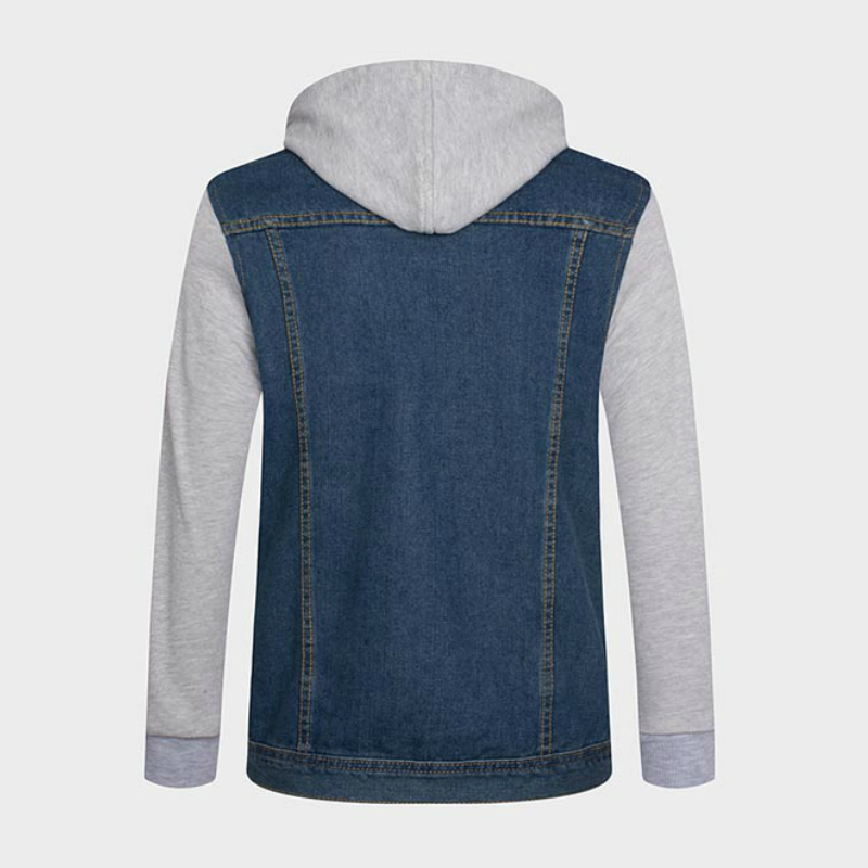 Veste en Jean à Capuche pour Homme, Style Cowboy Décontracté, Streetwear, à la Mode