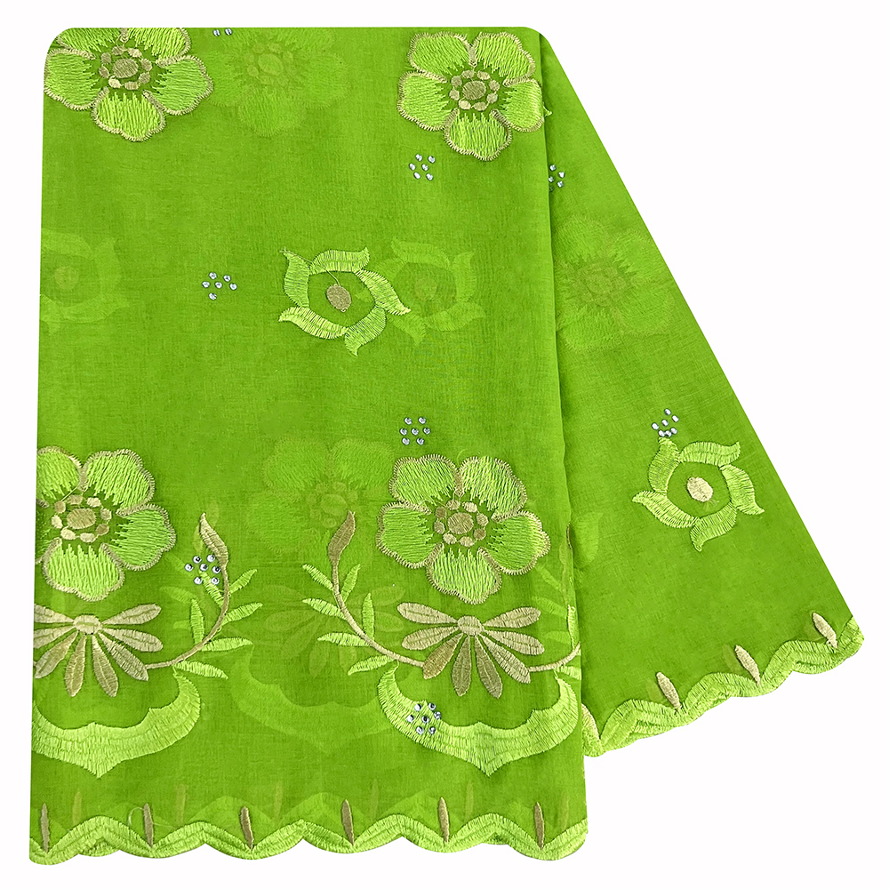 Écharpe de Dubaï à motif de petites fleurs pour femmes musulmanes, hijab en coton africain, hijab islamique, pashmina, turban, foulard brodé, châles