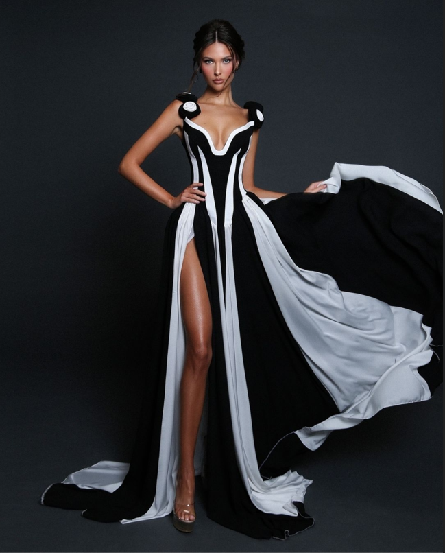 Robe longue à col en V pour femme, robe de soirée, tambour con, bandage, mariage, anniversaire, mode sexy, printemps, nouveau, 2025