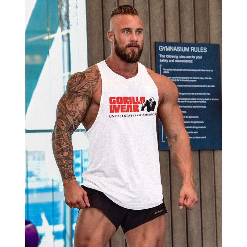 Maillot de corps de musculation professionnel pour hommes, maillot de corps Stringers, chemise de sport, muscle précieux, marque, Y-Men