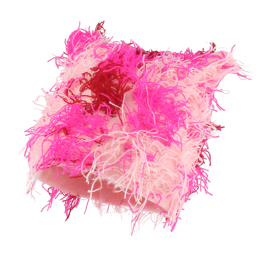 Automne hiver chapeaux pour femmes mignon oreilles de chat tricoté chapeau unisexe mode rue Punk Hip Hop casquettes cagoule noir rose Skullies Bea