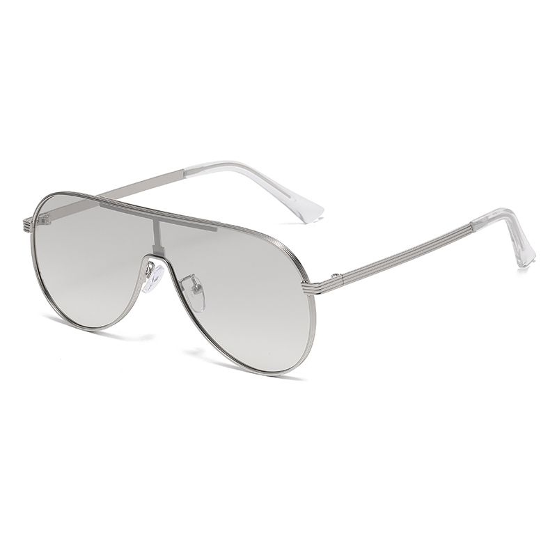 Lunettes de soleil pilote unisexes avec monture ovale pour hommes et femmes, à la mode et uniques, nouvelles nuances tendance 2524