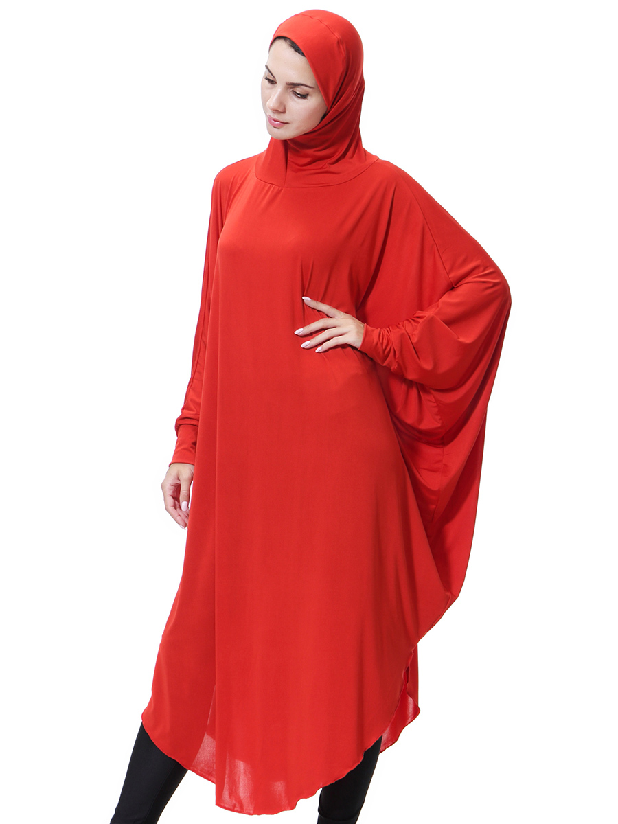 Grand Khimar Abaya femmes musulmanes robes Hijab aériennes Eid à capuche Ramadan dubaï Robe arabe islamique Abayas Burqa vêtements caftan