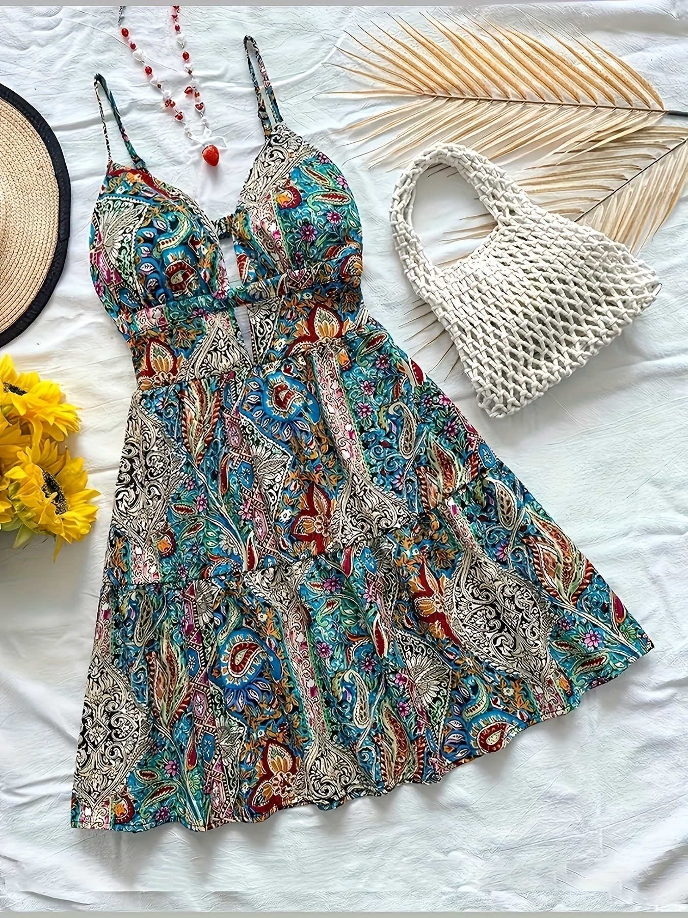 Robes pour femmes Été 2025 Nouveautés Robe de plage sans manches pour les vacances Vêtements pour femmes Mode Vacances Sexy Robe mini dos nu