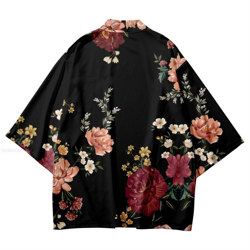 Costume Cape Kimono de Style chinois traditionnel, impression Haori 3D, Cardigan japonais, chemise Kimono à séchage rapide, manteau, vêtements, veste