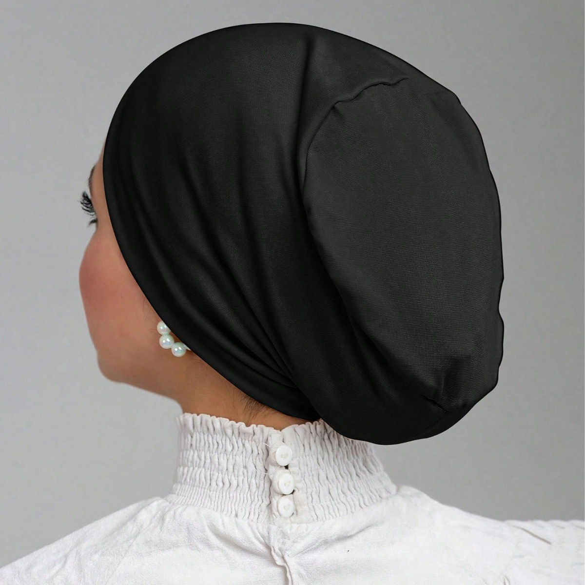 Chaud solide coton Modal Jersey Hijabs pour femmes musulmanes Turban Tube casquettes Base élastique casquette intérieure couvre-chef femmes Bonnet chapeaux