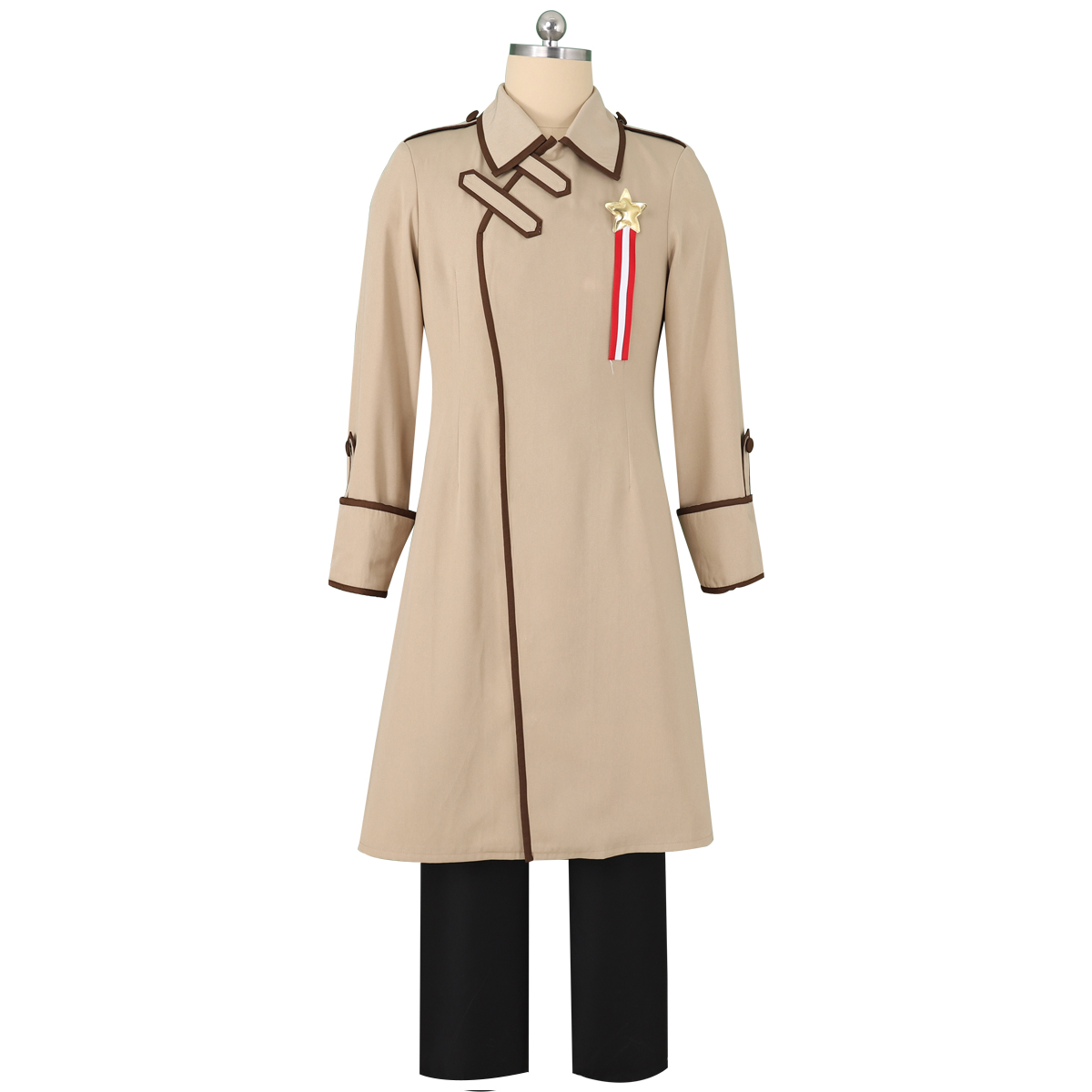 Costume d'anime pour hommes, Costume de Cosplay Hetalia, Ivan Braginsky, uniforme de l'armée russe, écharpe, tenue de noël, Halloween