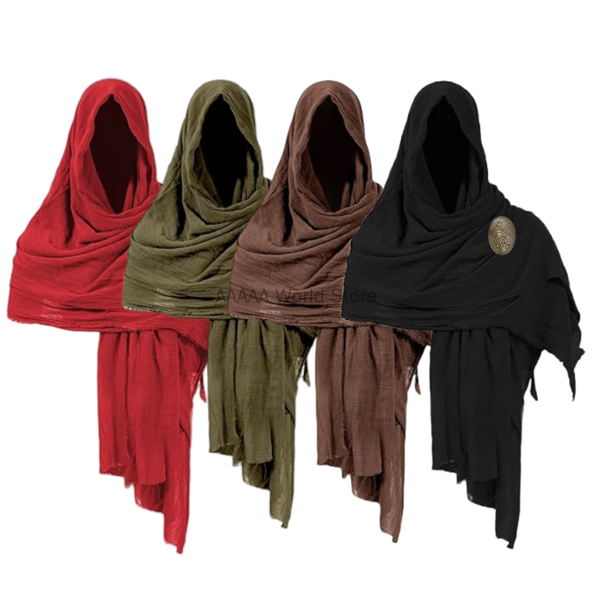 Nouveau Costume écharpe en coton médiéval Renaissance LARP Viking Cape Halloween Pirate Cape