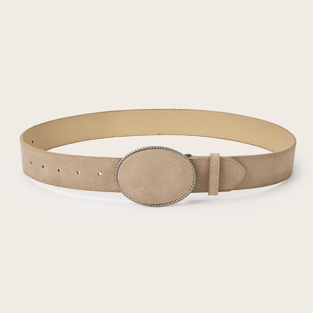 Ceinture en cuir suédé pour femmes, Design de luxe à la mode, Maillard rétro Business, ceinture large décontractée Y2k