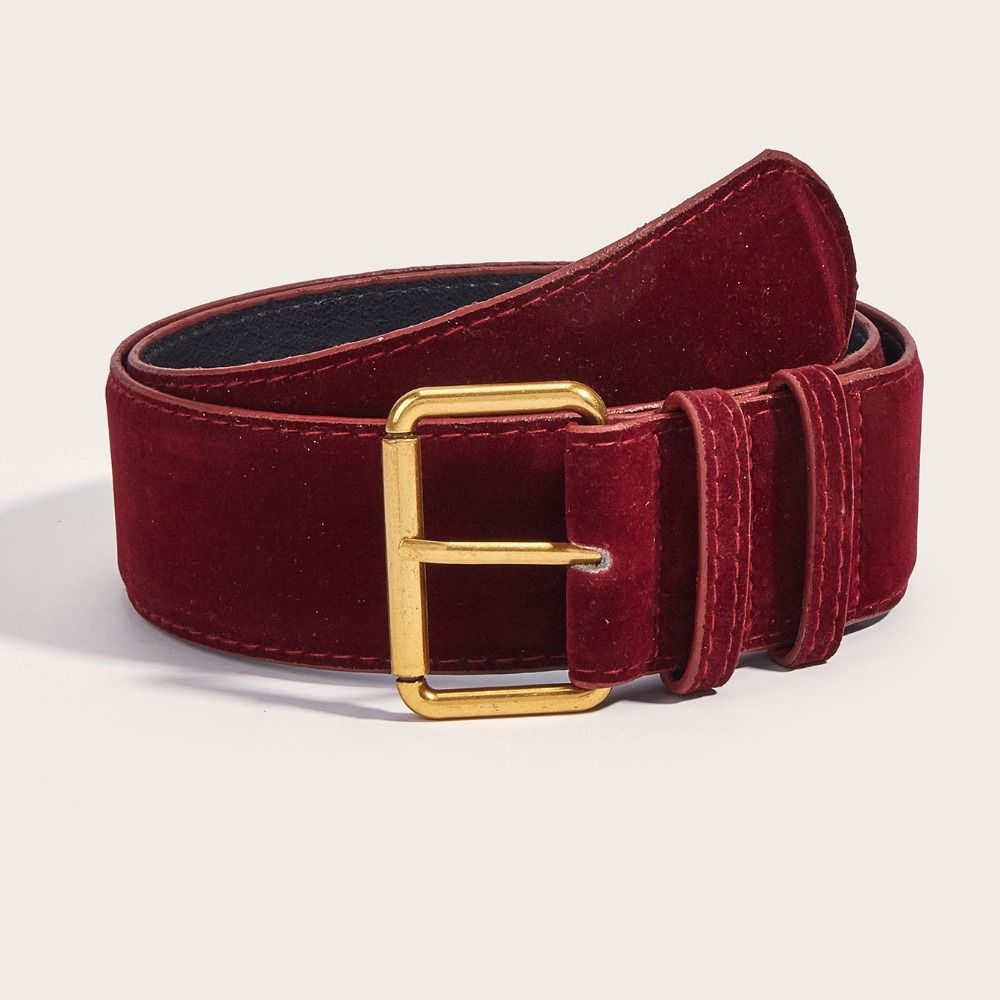 Femmes mode luxe Design daim cuir large ceinture à la mode décontracté boucle ardillon ceinture et polyvalent pantalon robe ceintures cadeaux