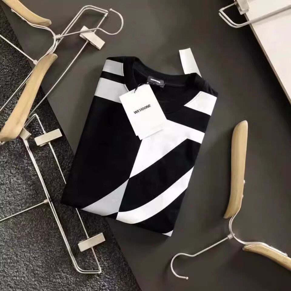 Nouveauté été : T-shirts patchwork unisexe de haute qualité - Coupe ample 100% coton à manches courtes