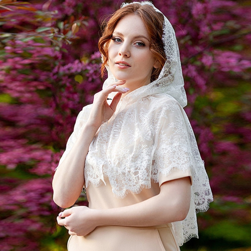 Châle en dentelle pour femme, écharpe légère et douce, sweat à capuche pour mariage, église, fournitures résistantes au soleil pour temps chaud