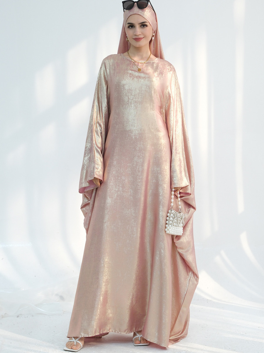 Femmes musulmanes dubaï turquie Abaya solide Robe longue modeste Ramadan Robe caftan Femme Musulmane africain Islam vêtements