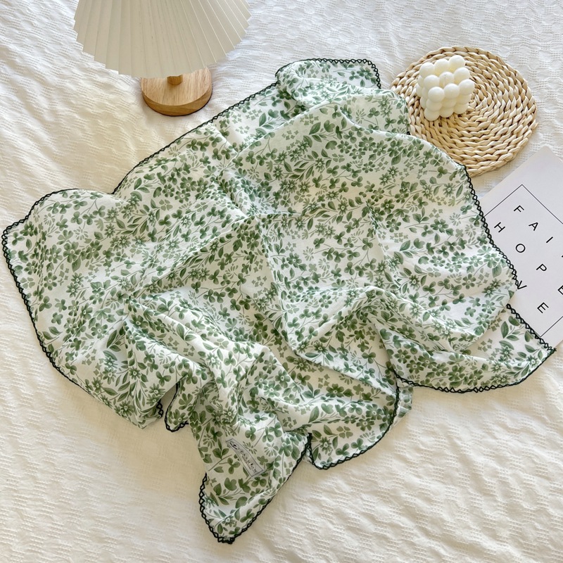 Mode mouchoir coton cou foulards femmes enveloppes carrées mignon Bandana tête cheveux écharpes 70x70 cm petit foulard sac écharpe