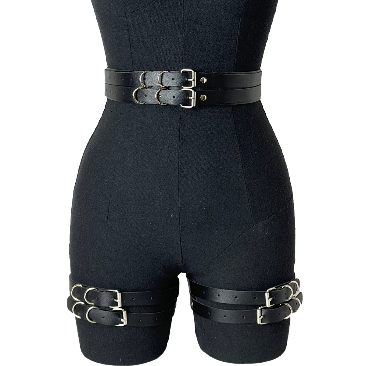 Ceinture en cuir Pu pour femmes, Style de rue, Cool, Punk Rock, avec jambe, jean, ceinture décorative, accessoire pour vêtements gothiques