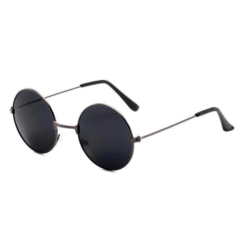 Lunettes de soleil rondes rétro Hippie, cercle de mode en métal pour femmes et hommes, lunettes de fête Disco