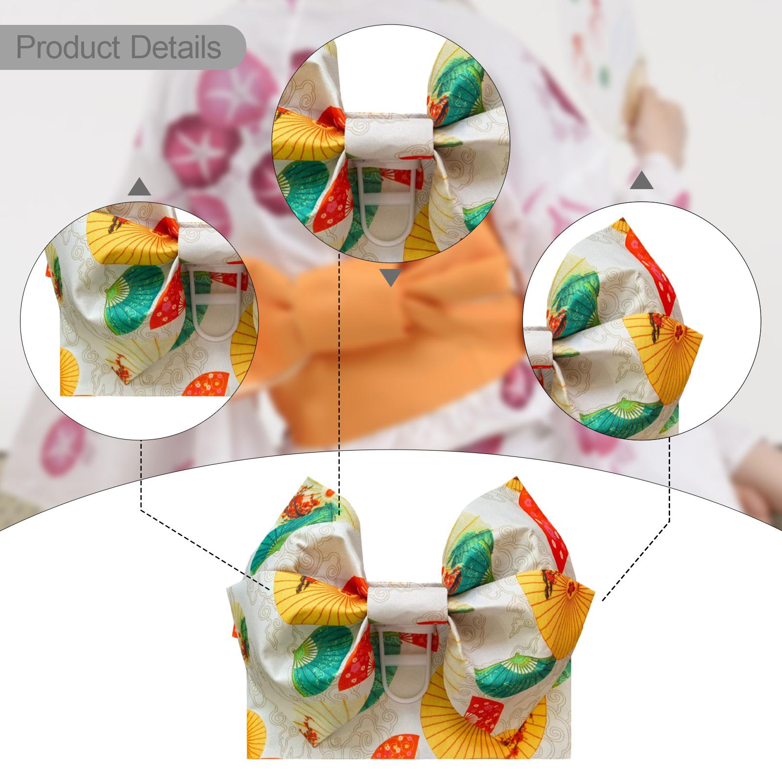 Ceinture Obi japonaise pour femme élégante, accessoires vestimentaires, ceinture large pour robe, cosplay, performance scénique