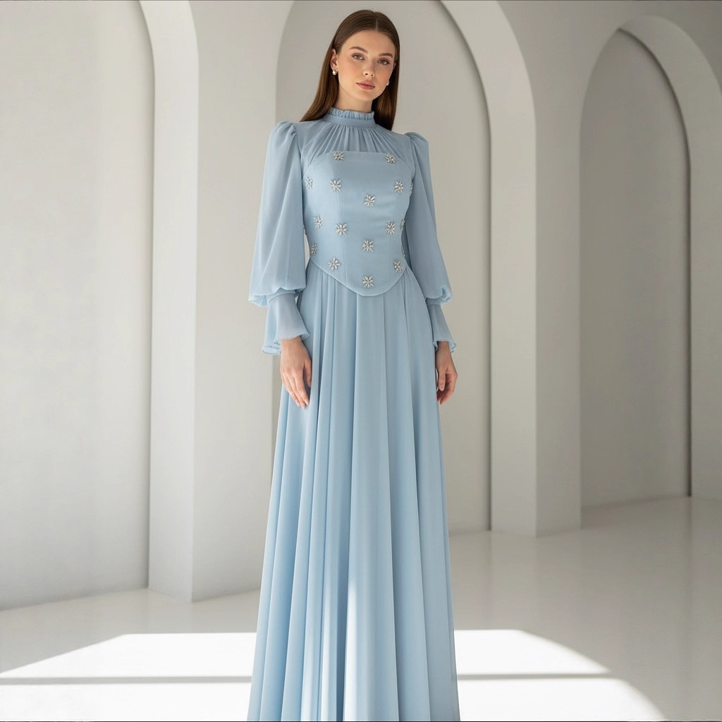Ensemble de Robe de l'Aïd pour Femme, Robes Bustier, Ensembles 2 Pièces, Abaya de Fête Musulmane, Jalabiya, Ramadan, Diamants, Dubaï, Kaftan, Islam, Vestidos