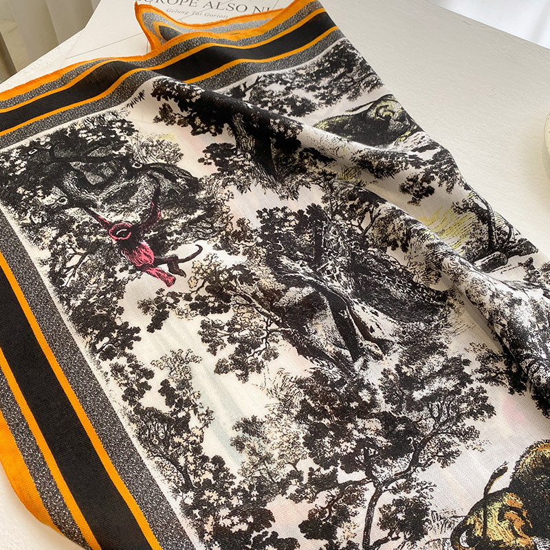 Foulard hijab en coton pour femme, petit châle, bandana carré, 68x68cm
