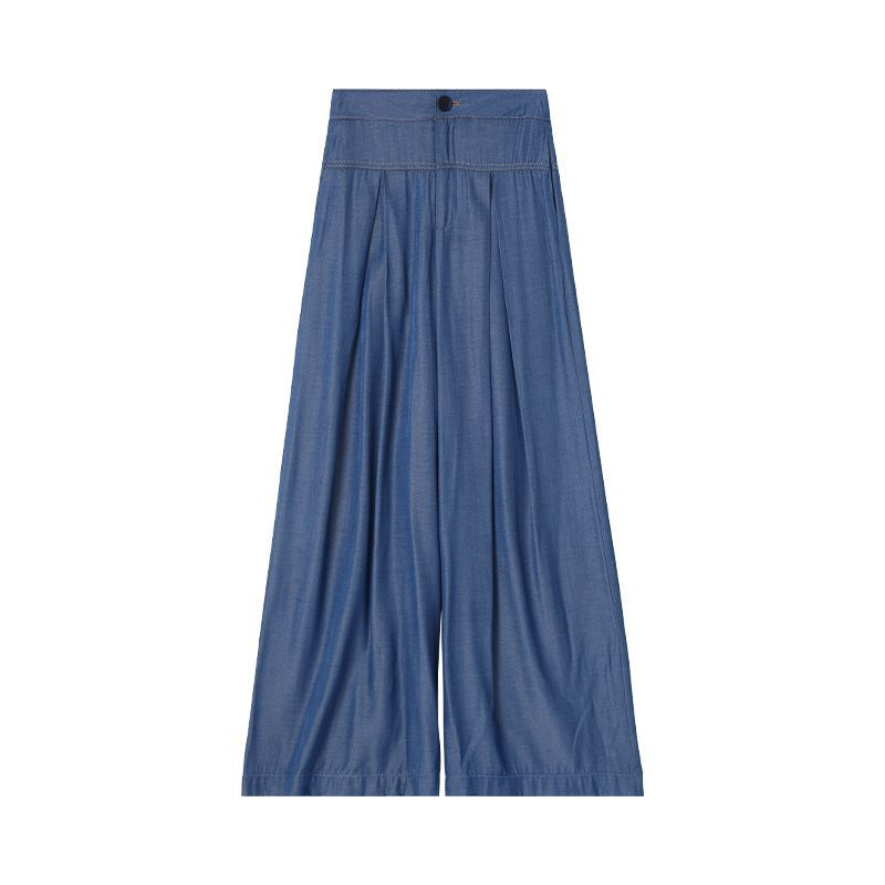 Jean Denim à Jambes Larges pour Femme, Taille Haute, Mince, Décontracté, Élégant, 3 Longueurs, Printemps Été