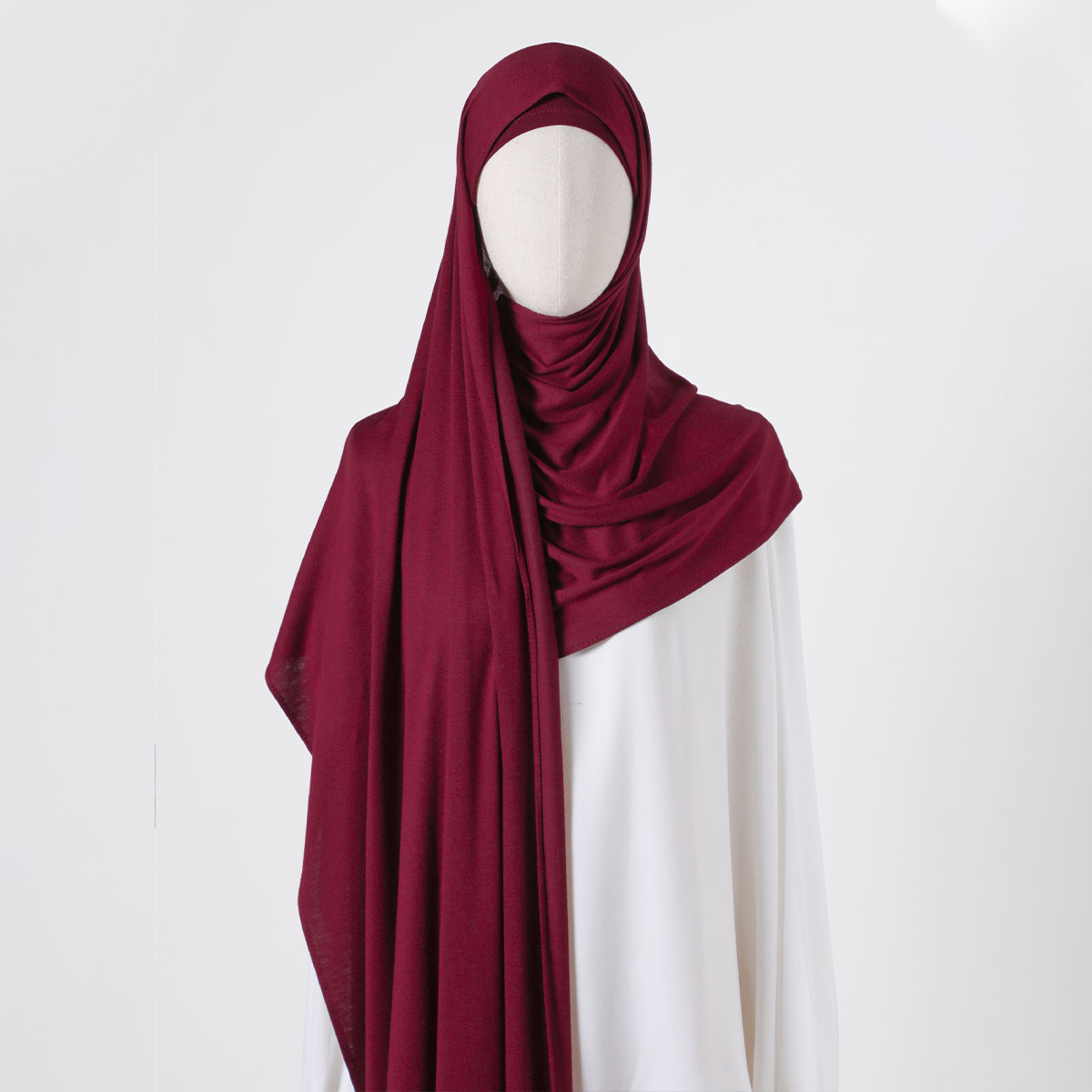 Élégant couleur unie costume en mousseline de soie femme écharpe décontracté musulman Hijab protection solaire châle enveloppes bandeau Bufanda Foulard Echarpe
