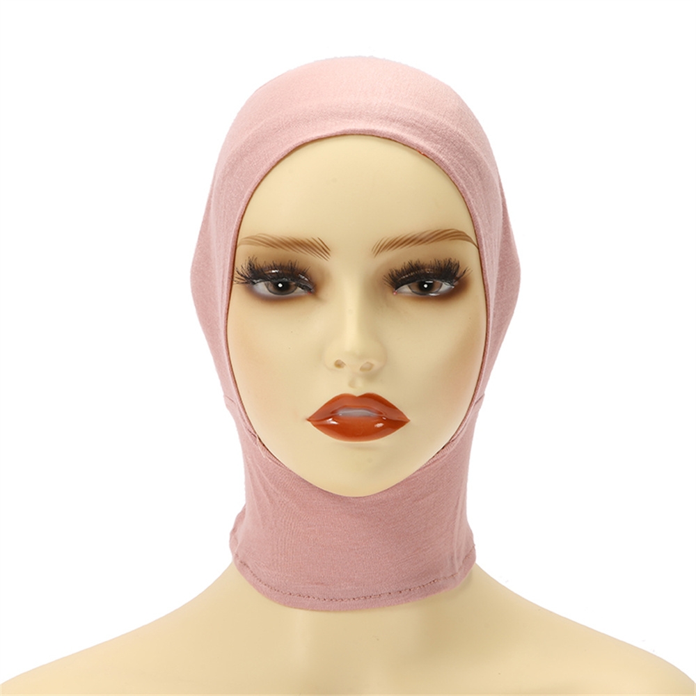 Turban Hijab NikMusulman pour Femme, Sous-casquette artificiel astique, Doux, Modal, Casquettes, Solide, Document, Court Cou, Nouveau