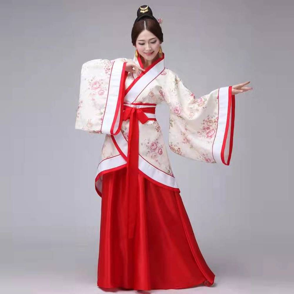 Costume hanfu classique pour femmes et hommes, costume traditionnel chinois ancien, costumes de danse pour femmes, danse folklorique chinoise