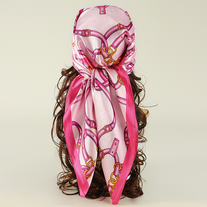 InjJOPrinting-Foulard Carré Multifonctionnel, Tête Ronde, Coupe-Vent, Hijab, Extérieur, Plage, Voyage, Châle, 85cm