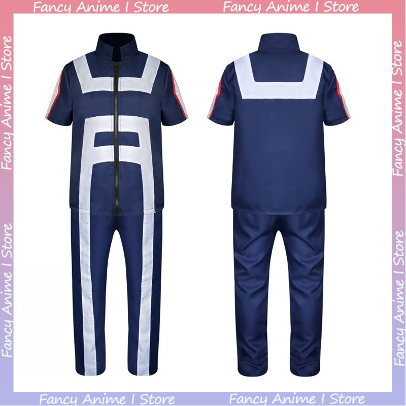 Costume de cosplay My Hero Academia pour hommes et femmes, uniforme scolaire, costume de Midoriya Izuku, uniforme sportif, tenue de jeu de rôle élégante