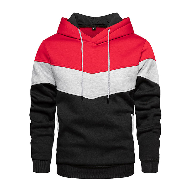 2025 nouveaux hommes sweat à capuche patchwork en plein air vêtements de sport décontractés mode de rue hommes polaire thermique sweat à capuche automne hiver manteau