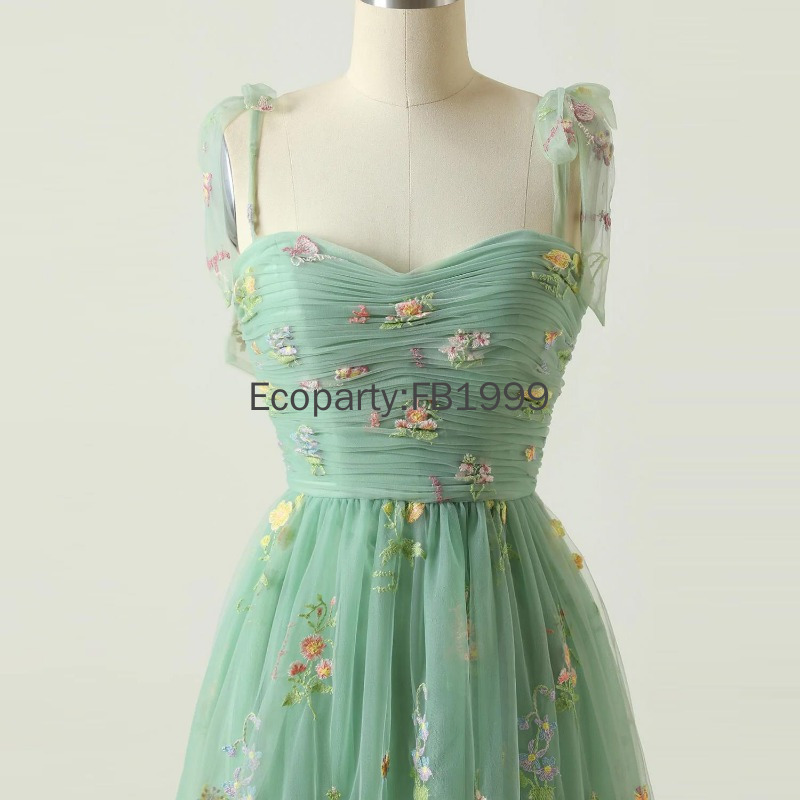 Robe de soirée élégante pour femmes, sangle en maille, fibre de dentelle, broderie, robe de banquet de Dubaï, robes de Rh, robe éducative féminine, nouveau, 2025