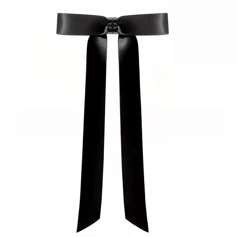 Barrette à cheveux magnétique détachable, barrette à cheveux en satin avec long ruban, accessoires capillaires élégants pour femmes pour coiffures mi-attachées