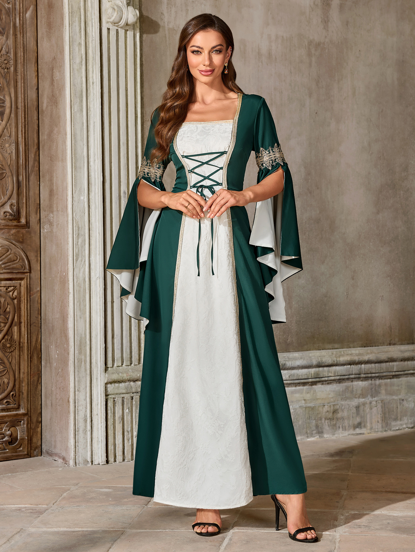 Robe médiévale pour femmes, Costume de Renaissance, robes victoriennes de Pirate irlandais Ren Faire