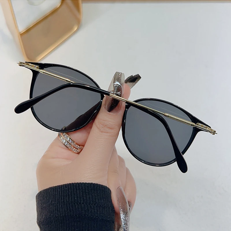 Lunettes de soleil rondes vintage pour hommes et femmes, lunettes de soleil rétro de marque, lunettes de soleil pour hommes et femmes, lunettes UV400, Oculos Gafas De Sol