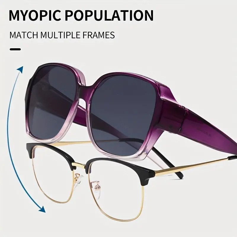 Lunettes de soleil Anti-UV Vintage pour hommes et femmes, unisexe, sur myopie, sur Prescription, voyage en plein air, adaptées aux lunettes de soleil pour le sport