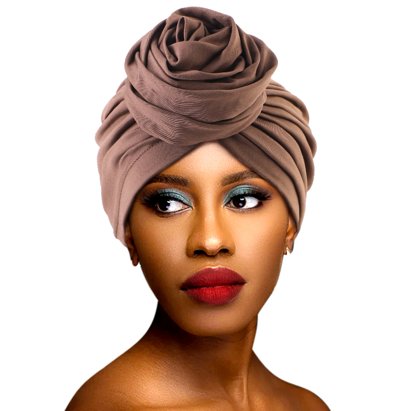 Bonnet turban à grande fleur pour femme, casquettes hijab musulmanes, bandana pour dames, bonnet chimio, chapeau africain, fête de mariage, pièce de sauna