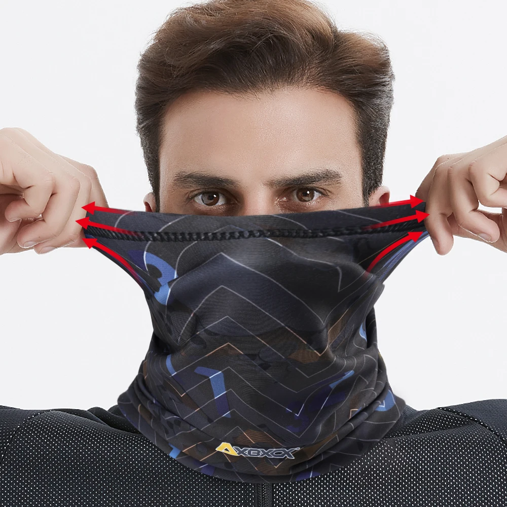 Écharpe thermique en polaire pour hommes et femmes, cache-cou, Bandana chaud, demi-visage,snood foulard Snowboard,Écharpe de randonnée , masque facial ,bandeau à la mode