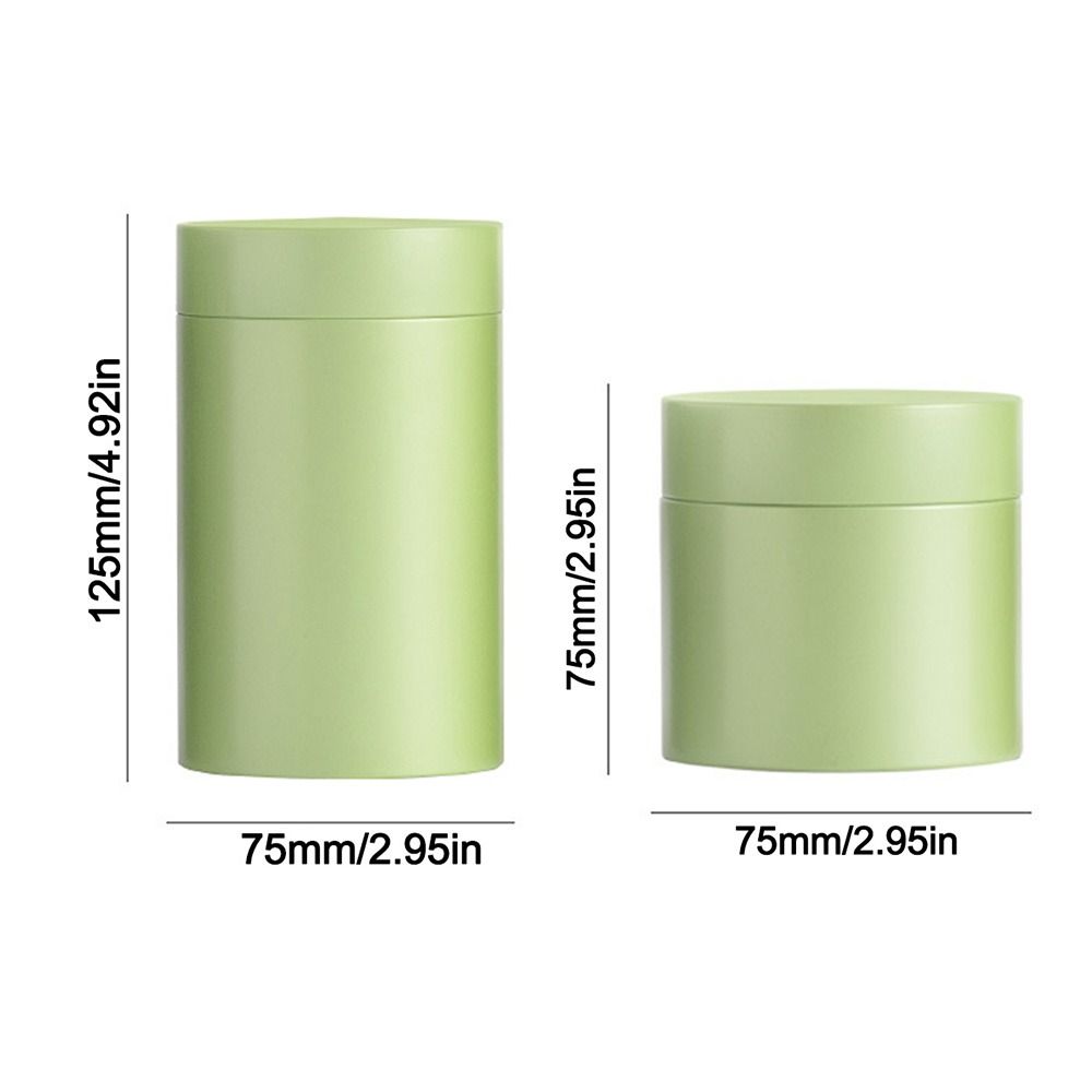 Boîte à thé en fer blanc de haute qualité, grande capacité, anti-humidité, ronde et hermétique, pour la maison et les voyages